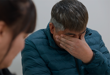 7살 선오를 남겨두고 떠나게 될까 봐 무서운 아빠 이미지