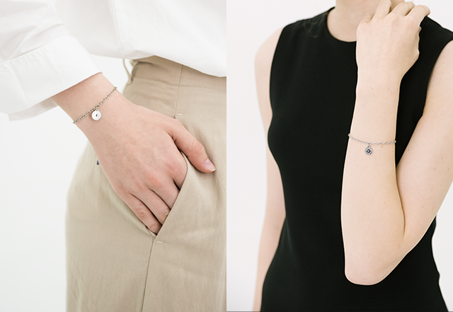 팔찌 착용 이미지